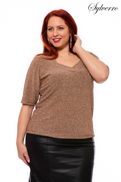 Trblietavá blúzka pre moletky