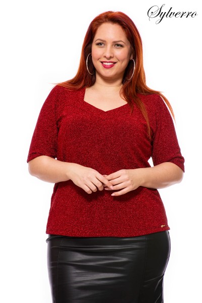 Trblietavá blúzka pre moletky