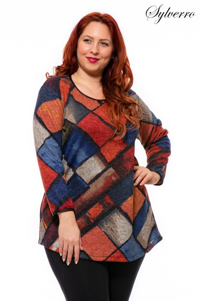 Dámsky hrubý pulóvrik