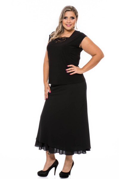 spoločenská sukňa pre moletky