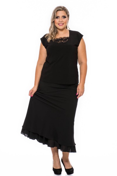 spoločenská sukňa pre moletky