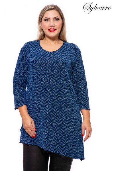 Blúzka so šikmým strihom